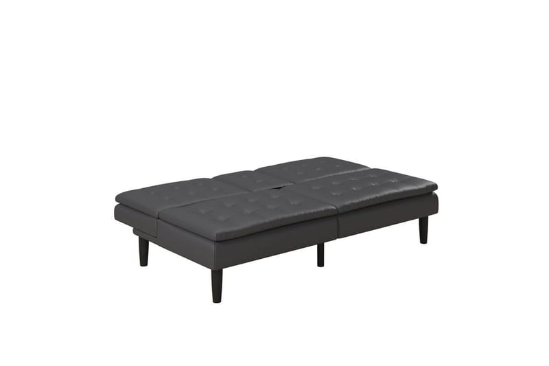 Bäddsoffa Maine Grå PU - Grå PU - Möbler - Soffa - Bäddsoffa - 3 sits bäddsoffa