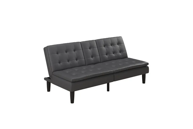 Bäddsoffa Maine Grå PU, Grå PU