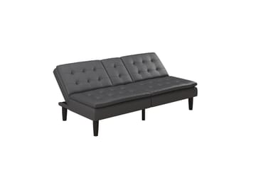 Bäddsoffa Maine Grå PU - Grå PU - Möbler - Soffa - Bäddsoffa - 3 sits bäddsoffa