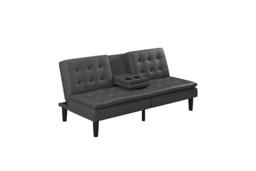 Bäddsoffa Maine Grå PU - Grå PU - Möbler - Soffa - Bäddsoffa - 3 sits bäddsoffa