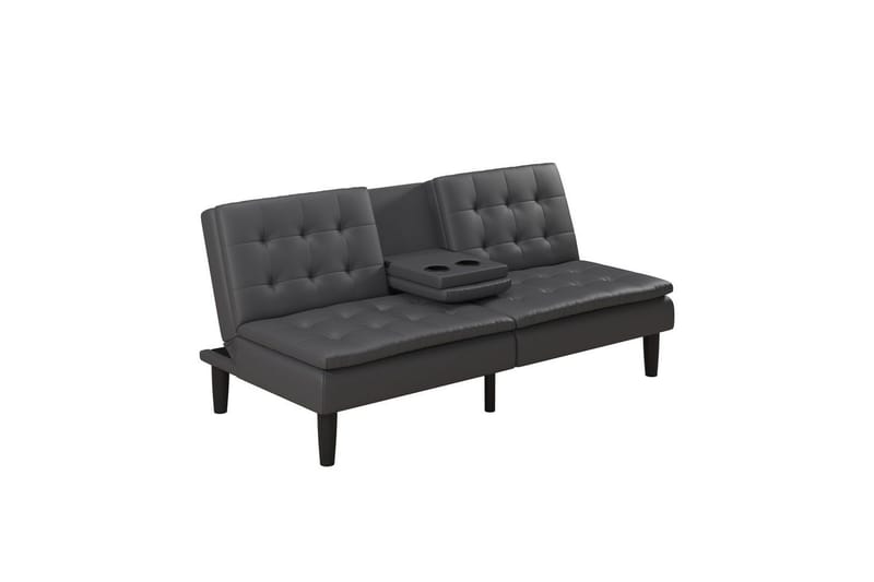 Bäddsoffa Maine Grå PU - Grå PU - Möbler - Soffa - Bäddsoffa - 3 sits bäddsoffa