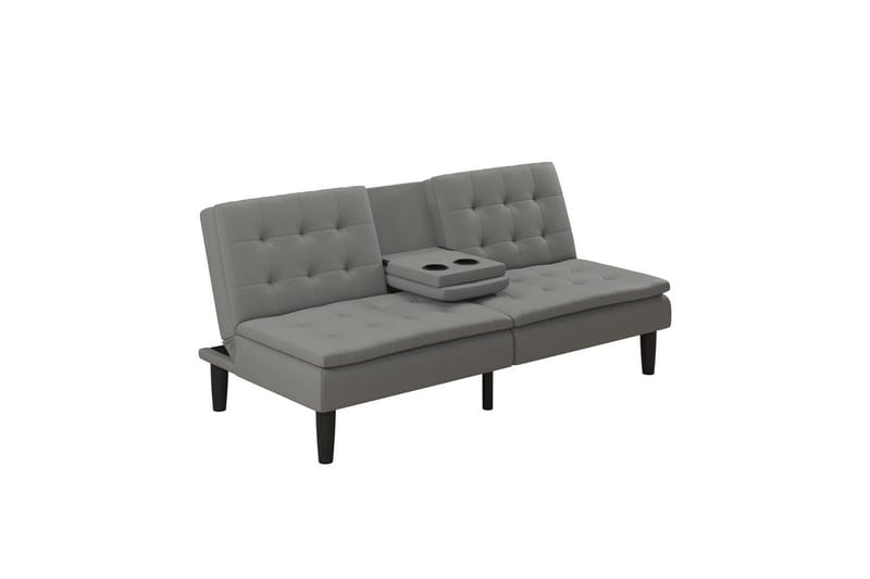 Bäddsoffa Maine Grått tyg - Grått tyg - Möbler - Soffa - Bäddsoffa - 3 sits bäddsoffa