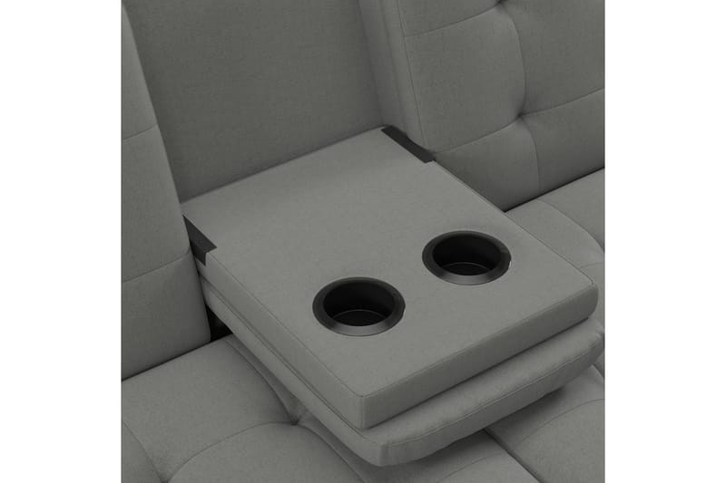 Bäddsoffa Maine Grått tyg - Grått tyg - Möbler - Soffa - Bäddsoffa - 3 sits bäddsoffa