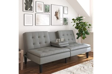 Bäddsoffa Maine Grått tyg - Grått tyg - Möbler - Soffa - Bäddsoffa - 3 sits bäddsoffa