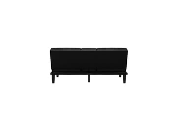 Bäddsoffa Maine Svart - Svart - Möbler - Soffa - Bäddsoffa - 3 sits bäddsoffa