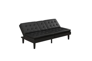 Bäddsoffa Maine Svart - Svart - Möbler - Soffa - Bäddsoffa - 3 sits bäddsoffa