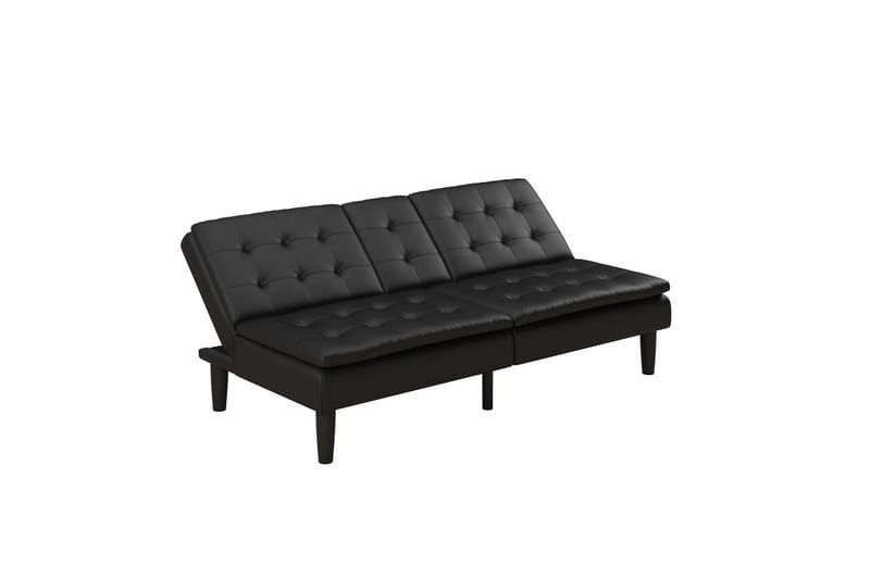 Bäddsoffa Maine Svart - Svart - Möbler - Soffa - Bäddsoffa - 3 sits bäddsoffa
