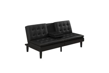 Bäddsoffa Maine Svart - Svart - Möbler - Soffa - Bäddsoffa - 3 sits bäddsoffa