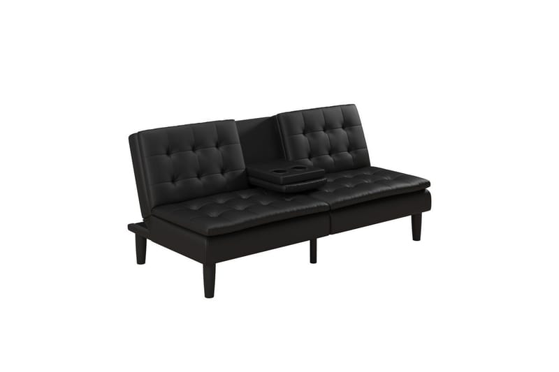 Bäddsoffa Maine Svart - Svart - Möbler - Soffa - Bäddsoffa - 3 sits bäddsoffa