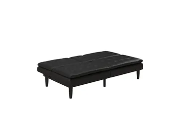 Bäddsoffa Maine Svart - Svart - Möbler - Soffa - Bäddsoffa - 3 sits bäddsoffa