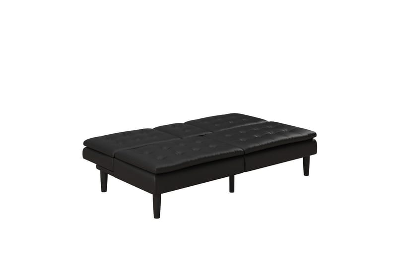 Bäddsoffa Maine Svart - Svart - Möbler - Soffa - Bäddsoffa - 3 sits bäddsoffa
