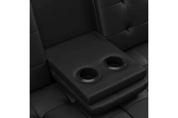 Bäddsoffa Maine Svart - Svart - Möbler - Soffa - Bäddsoffa - 3 sits bäddsoffa