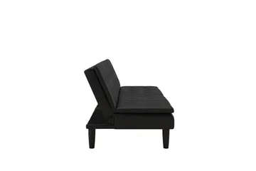 Bäddsoffa Maine Svart - Svart - Möbler - Soffa - Bäddsoffa - 3 sits bäddsoffa