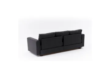Bäddsoffa med 3 sittplatser Iroulport Antracit - Antracit - Möbler - Soffa - Bäddsoffa - 3 sits bäddsoffa