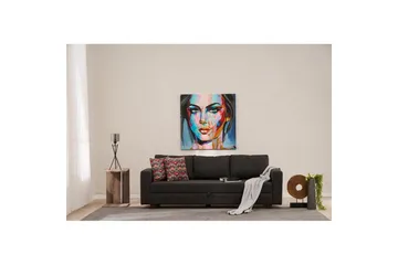 Bäddsoffa med 3 sittplatser Iroulport Antracit - Antracit - Möbler - Soffa - Bäddsoffa - 3 sits bäddsoffa