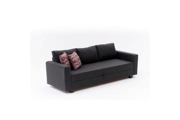 Bäddsoffa med 3 sittplatser Iroulport Antracit
