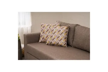 Bäddsoffa med 3 sittplatser Iroulport Arzilla Brun - Brun - Möbler - Soffa - Bäddsoffa - 3 sits bäddsoffa