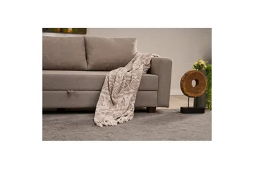 Bäddsoffa med 3 sittplatser Iroulport Beige - Beige - Möbler - Soffa - Bäddsoffa - 3 sits bäddsoffa