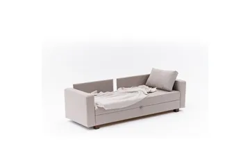 Bäddsoffa med 3 sittplatser Iroulport Beige - Beige - Möbler - Soffa - Bäddsoffa - 3 sits bäddsoffa