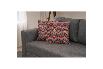 Bäddsoffa med 3 sittplatser Iroulport Grå - Grå - Möbler - Soffa - Bäddsoffa - 3 sits bäddsoffa