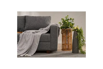 Bäddsoffa med 3 sittplatser Iroulport Grå - Grå - Möbler - Soffa - Bäddsoffa - 3 sits bäddsoffa