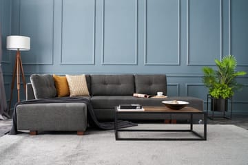 Bäddsoffa med Schäslong Cyprus Vänster - Antracit/Svart - Möbler - Soffa - Bäddsoffa - Framåtbäddad bäddsoffa