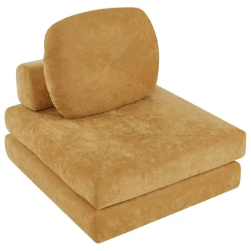 Bäddsoffa Olden - Senapsgul - Möbler - Soffa - Bäddsoffa - Framåtbäddad bäddsoffa
