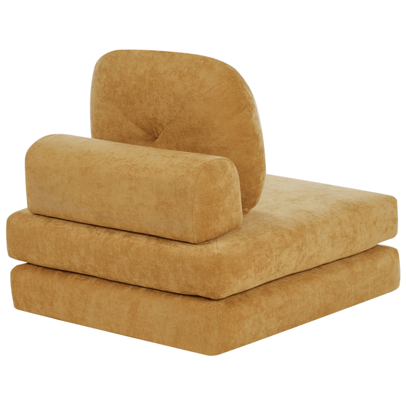 Bäddsoffa Olden - Senapsgul - Möbler - Soffa - Bäddsoffa - Framåtbäddad bäddsoffa