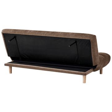 Bäddsoffa Risor - Brun - Möbler - Soffa - Bäddsoffa - 2 sits bäddsoffa