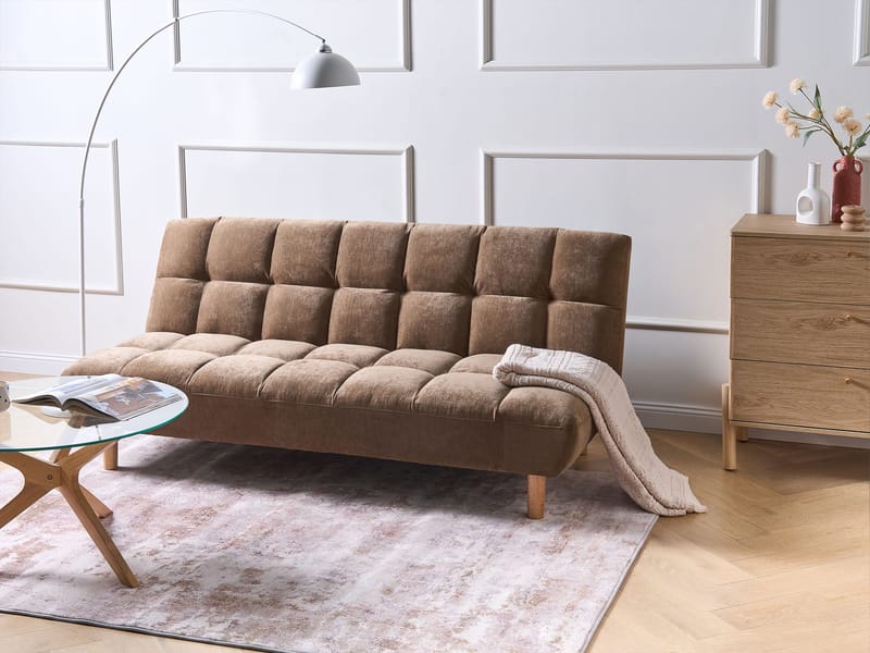Bäddsoffa Risor - Brun - Möbler - Soffa - Bäddsoffa - 2 sits bäddsoffa