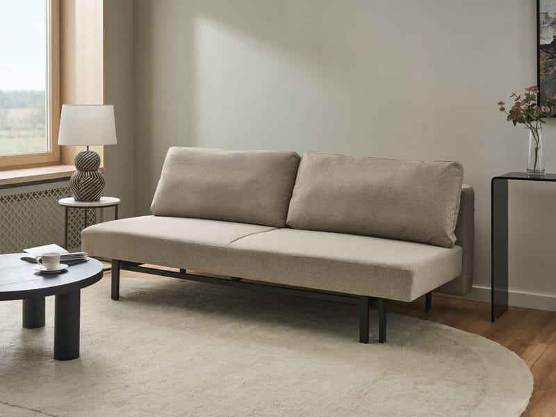 Bäddsoffa Roykka - Beige - Möbler - Soffa - Bäddsoffa - 3 sits bäddsoffa