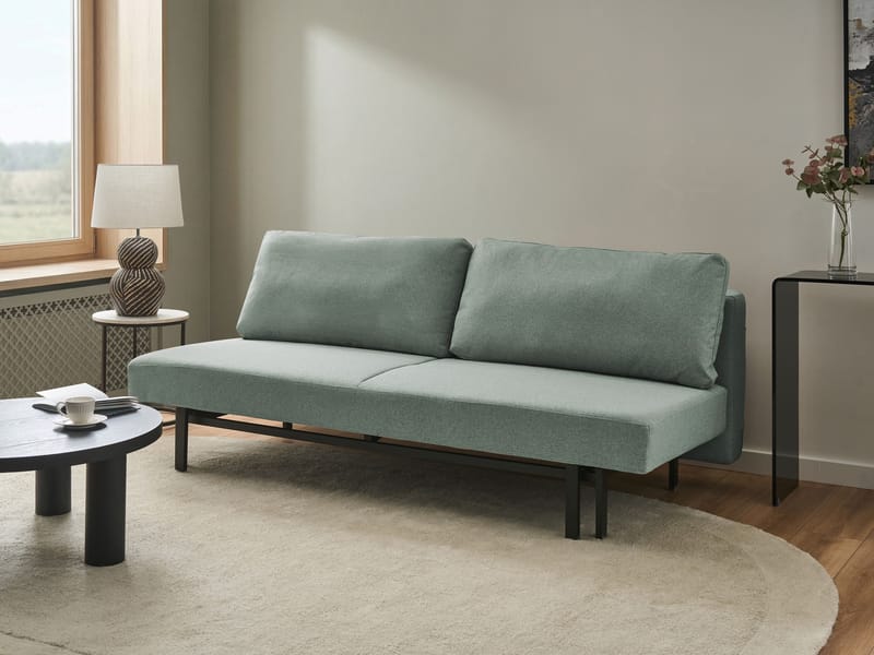 Bäddsoffa Roykka - Ljusgrön - Möbler - Soffa - Bäddsoffa - 3 sits bäddsoffa