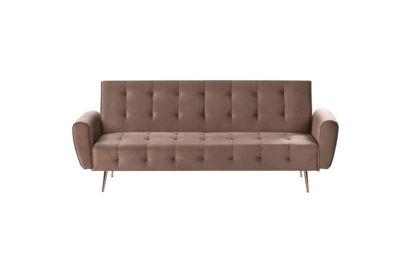 Bäddsoffa Selnes, Brun, koppar