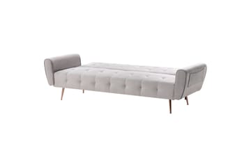 Bäddsoffa Selnes - Grå, koppar - Möbler - Soffa - Bäddsoffa - 3 sits bäddsoffa