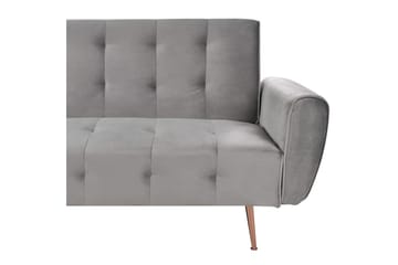 Bäddsoffa Selnes - Grå, koppar - Möbler - Soffa - Bäddsoffa - 3 sits bäddsoffa