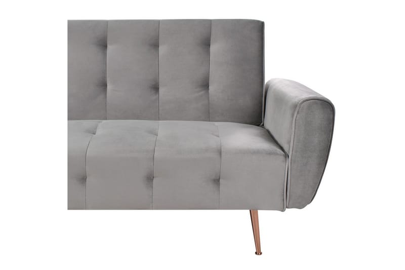 Bäddsoffa Selnes - Grå, koppar - Möbler - Soffa - Bäddsoffa - 3 sits bäddsoffa