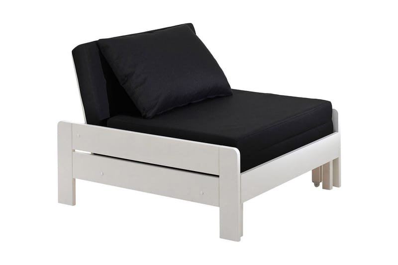 Bäddsoffa Snurreste - Vit - Möbler - Soffa - Bäddsoffa - Framåtbäddad bäddsoffa