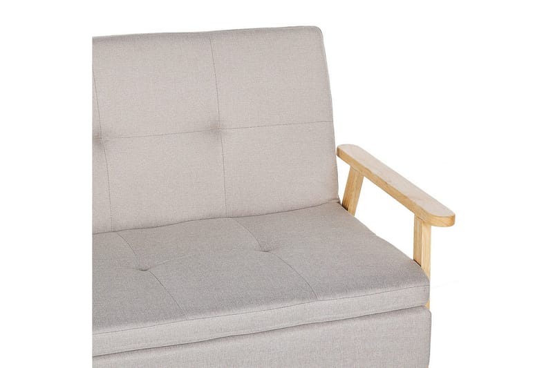 Bäddsoffa Tjorn - Beige, ljust trä, 185x110 cm - Möbler - Soffa - Bäddsoffa - 3 sits bäddsoffa