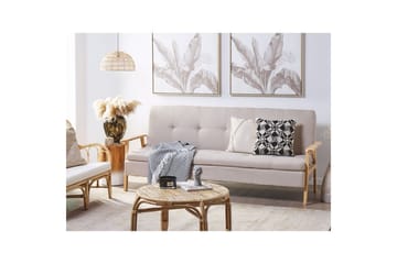 Bäddsoffa Tjorn - Beige, ljust trä, 185x110 cm - Möbler - Soffa - Bäddsoffa - 3 sits bäddsoffa