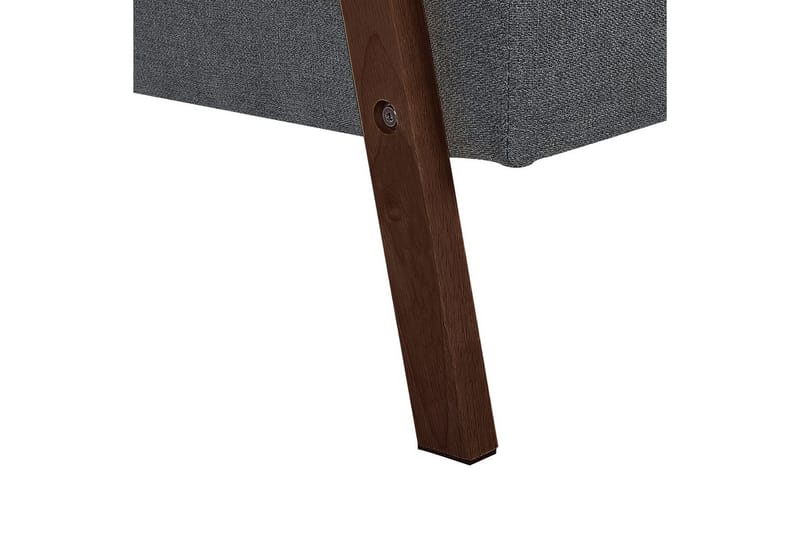 Bäddsoffa Tjorn - Mörkgrå, mörkt trä, 185x110 cm - Möbler - Soffa - Bäddsoffa - 3 sits bäddsoffa