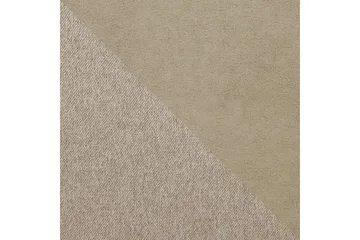 Alvared 4-sits Bäddsoffa med Dubbeldivan med Förvaring - Sammet/Beige - Möbler - Soffa - Bäddsoffa - U bäddsoffa