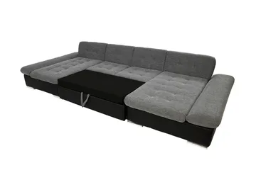 Dewitt 3-sits Bäddsoffa - Grå - Möbler - Soffa - Bäddsoffa - U bäddsoffa