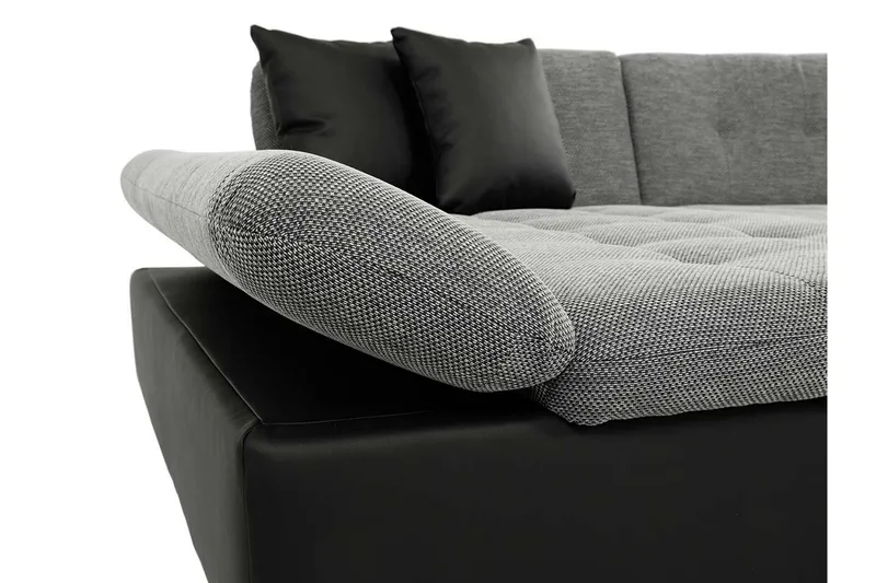 Dewitt 3-sits Bäddsoffa - Grå - Möbler - Soffa - Bäddsoffa - U bäddsoffa