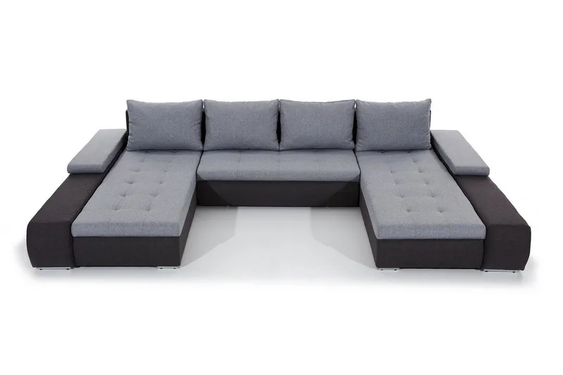 Jurtiga U-Bäddsoffa - Grå - Möbler - Soffa - Bäddsoffa - U bäddsoffa