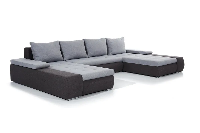 Jurtiga U-Bäddsoffa - Grå - Möbler - Soffa - Bäddsoffa - U bäddsoffa