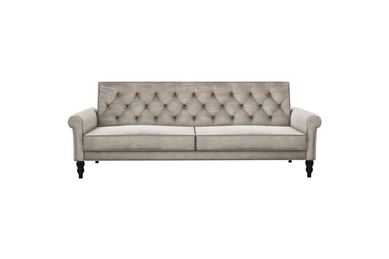 Bäddsoffa utan divan & schäslong Loft24 Tyne Bäddsoffa 3-sits Beige