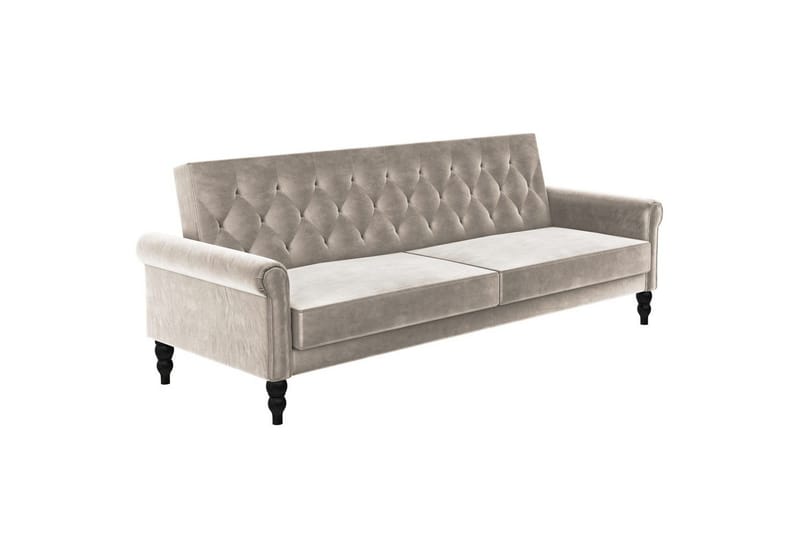 Bäddsoffa utan divan & schäslong Loft24 Tyne Bäddsoffa 3-sits Beige - Möbler - Soffa - Bäddsoffa - 3 sits bäddsoffa