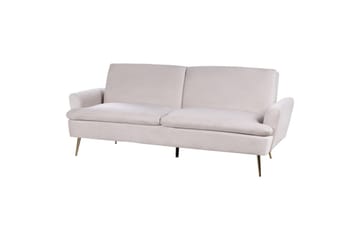 Bäddsoffa Vettre - Beige, guld - Möbler - Soffa - Bäddsoffa - 3 sits bäddsoffa