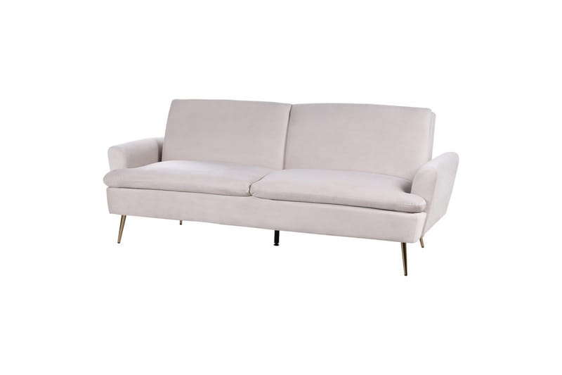 Bäddsoffa Vettre - Beige, guld - Möbler - Soffa - Bäddsoffa - 3 sits bäddsoffa