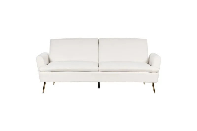 Bäddsoffa Vettre, Vitt, guld